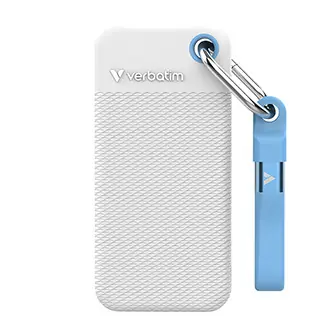 Verbatim Pocket SSD 1TB bílá / Externí disk / USB-C 3.2 Gen 2 / R: 1000 MB/s / W: 1000 MB/s