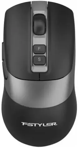 A4tech FStyler FB50C Plus černá / Bezdrátová kancelářská myš / 3200 DPI / Bluetooth / 2.4 GHz / 7 tlačítek
