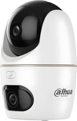 Dahua Dual 5+5 MP / Vnitřní otočná IP kamera / 2880x1620 / Wi-Fi 6 / AI detekce / reproduktor