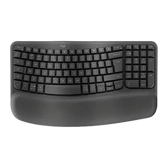 Logitech Wave Keys / Ergonomická klávesnice / RF