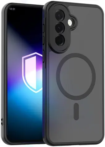 3mk Misty MagCase černá / Ochranný kryt / Samsung Galaxy A57 / MagSafe / Military Grade
