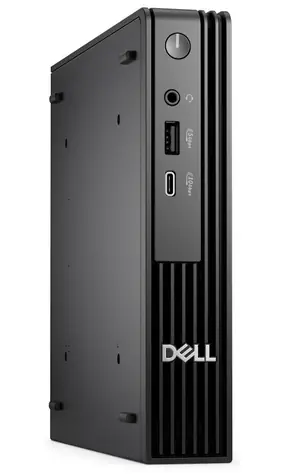 Dell Pro Micro QCM1255 černá / Počítač / AMD Ryzen 3 8300GE / 8GB / 512GB SSD / Wi-Fi 6 / W11Pro