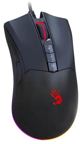 A4tech Bloody ES9 Plus černá / Herní optická myš / 10000 DPI / USB / podsvícení