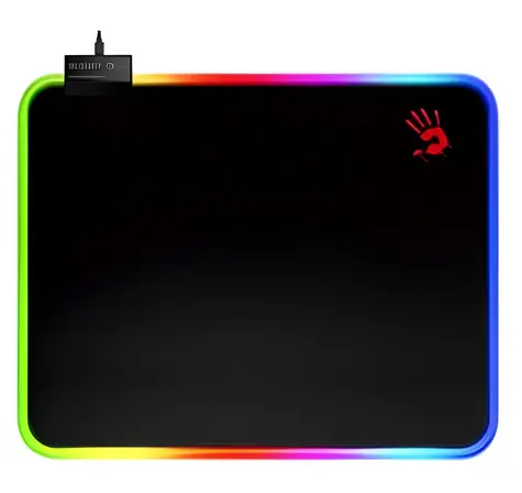 A4tech Bloody MP-45N černá / Herní podložka pod myš / RGB / Rozměry 450 x 400 mm