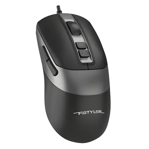 A4tech FStyler FM50 Plus černá / Drátová kancelářská myš / USB