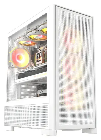 darkFlash AIRNOVA bílá / PC skříň / Big Tower / E-ATX / 3× 120 mm / USB-C Gen2 / bez zdroje
