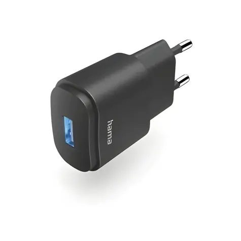 Hama černá / Nabíječka / 1x USB-A / 6 W