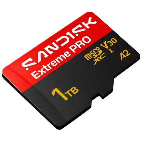 SanDisk Extreme PRO microSDXC 1TB + adaptér / Class 10 / UHS-I / U3 / čtení: až 250 MB/s / zápis: až 170 MB/s