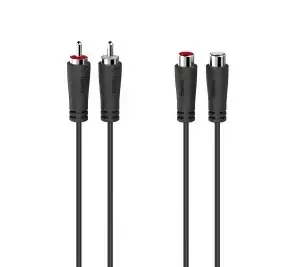 Hama Prodlužovací audio kabel 2× cinch - 2× cinch / Kabel cinch / 5 m