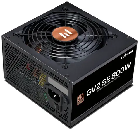 ZALMAN ZM800-GV2SE / Zdroj / 800W / 80+ Bronze / ATX / Aktivní PFC / 120mm ventilátor