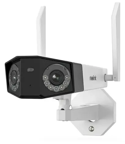 Reolink Duo Series W730 bílá / Venkovní IP kamera / 4608 x 1728 / 180° / IP66 / 2,4+5 GHz Wi-Fi / mikrofon & repro