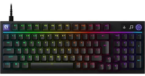 Logitech G316 X 98 černá / Herní klávesnice / CZ&SK layout / USB / RGB / mechanické Red