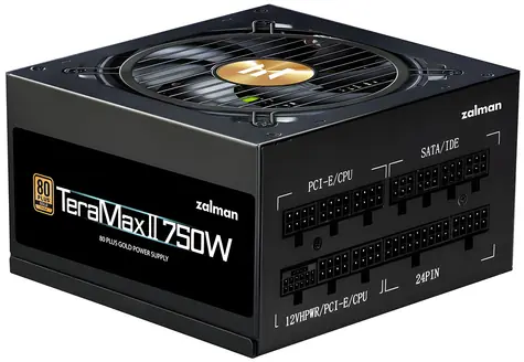 Zalman ZM750-TMX2 / Zdroj / 750W / 80+ Gold / ATX 3.0 / modulární / aPFC