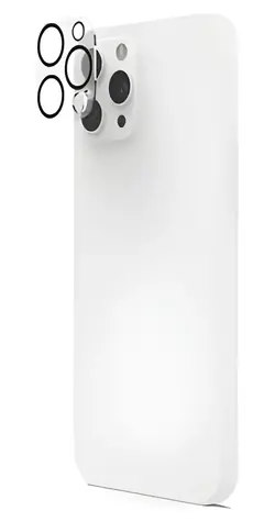 Hama Cam Protect čirá / Ochranné sklo fotoaparátu / Apple iPhone 15 Pro, 15 Pro Max / temperované sklo 9H