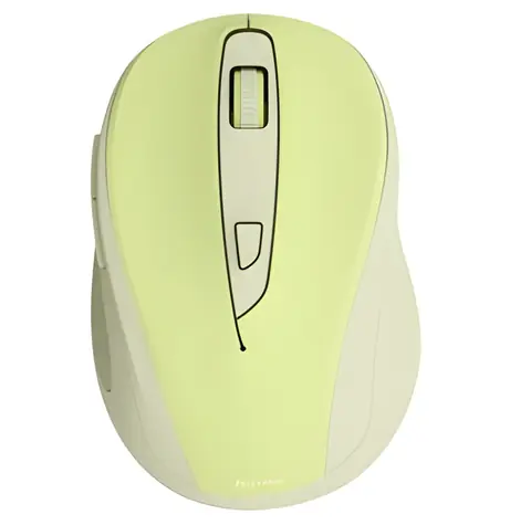 Hama WM-400 zelená / Bezdrátová optická myš / 1600dpi / 6 tlačítek / tichá / 2.4GHz