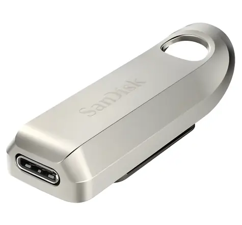 SanDisk Ultra Luxe 32 GB stříbrná / Flash disk / USB-C 3.2 Gen 1