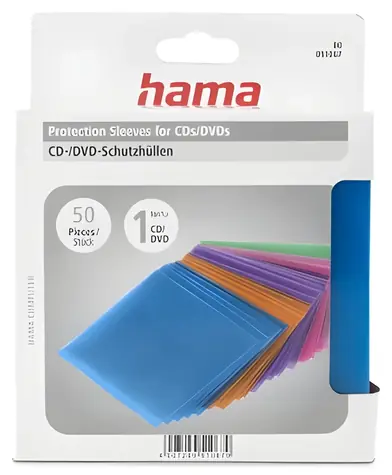Hama / Obal na CD a DVD / vícebarevný / 50 ks