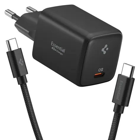 Spigen Essential EE451EU 45 W černá / Nabíječka / 1x USB-C