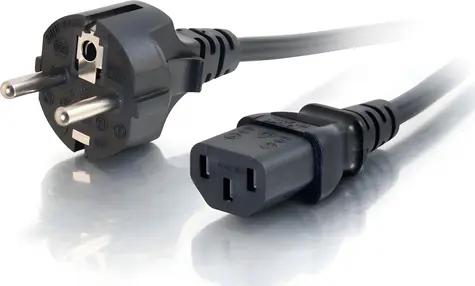C2G Universal Power Cord / Napájecí kabel / CEE 7/7 / 2 m