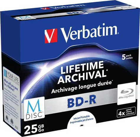 Verbatim BD-R 25GB 4x 5ks / Blu-ray