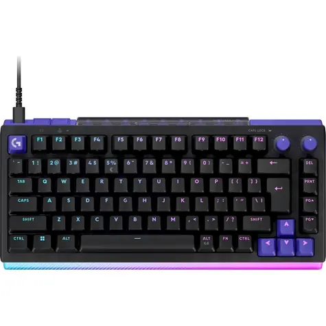 Logitech G512 X 75 černá / Herní klávesnice / 75 % / US layout / RGB Lightsync / Linear