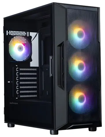 ZALMAN i3 Neo V2 černá / Skříň / ATX / 1x USB 3.2 Gen2 Type-A + 1x USB-C 3.1 Gen2 / 4x 120mm RGB / bez zdroje