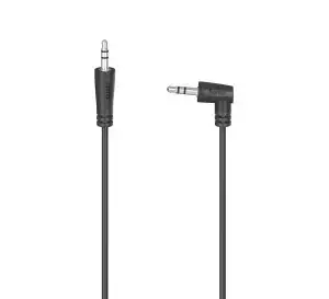 Hama / Audio kabel / 3,5 mm jack 90° - 3,5 mm jack / stereo / 1,5 m