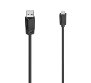 Hama Micro-USB černá / Datový kabel / USB-A / USB 2.0 / 480 Mbit/s / 0,75 m
