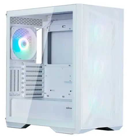 Zalman Z9 Iceberg bílá / Skříň / Middle Tower / ATX / 4x 140mm ARGB / Temperované sklo / bez zdroje