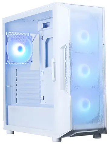 ZALMAN i3 Neo ARGB V2 bílá / Skříň / ATX / 4x120mm ARGB / 1x USB-C + 1x USB-A / bez zdroje / temperované sklo