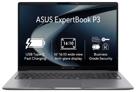 ASUS ExpertBook P3 šedá / Notebook / 16