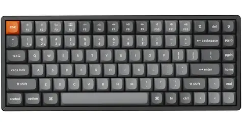 Keychron K2 Max Hotswap (Keychron Super Banana) / Klávesnice / 84 kláves / Mechanická / Banana switch / QMK / 2.4 GHz