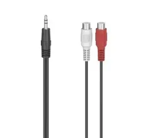 Hama / Audio redukce / 2x cinch (RCA) zásuvka na 3,5 mm jack / stereo