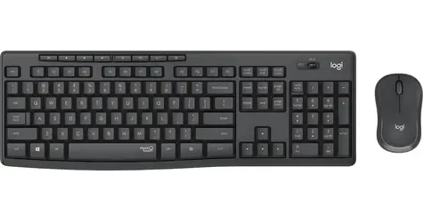 Logitech MK295 Silent / Bezdrátová sada klávesnice a myši / USB nanopřijímač