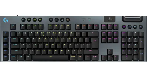 Logitech G915 X LIGHTSPEED černá / Bezdrátová herní klávesnice / US layout / 2.4 GHz + Bluetooth / Low-Profile