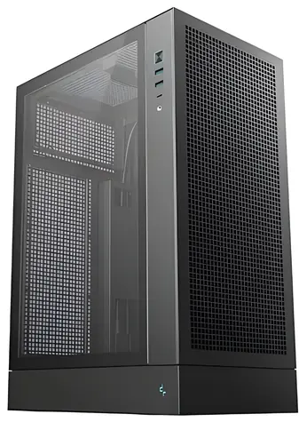 DEEPCOOL CH170 Plus černá / Počítačová skříň / Midi Tower / mATX / tvrzené sklo / USB-C 3.2 Gen2