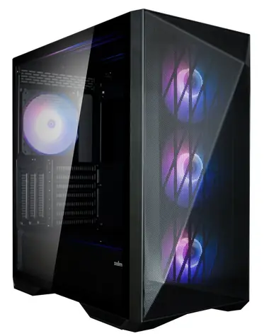 Zalman Z9 Iceberg černá / Midi tower ATX / 4x 140mm ARGB / 2x USB 3.0 + 2x USB 2.0 + 1x USB-C / temperované sklo