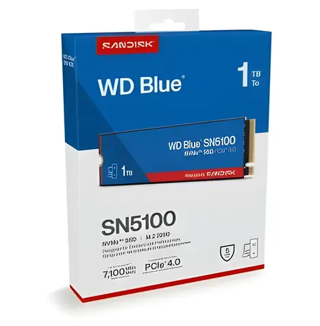 WD Blue SN5100 1TB / M.2 SSD 2280 NVMe / PCIe 4 x4