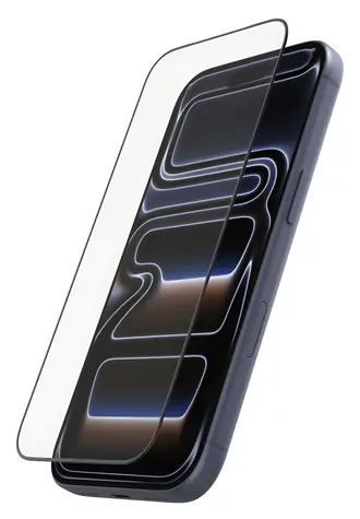 Hama Extreme Protect iPhone 17 Pro / Ochranné sklo na displej / D3O® / 10H / černý rám / 0,33 mm