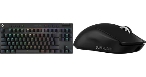 Logitech PRO X TKL GX Brown + G PRO X SuperLight 2 / Bezdrátová sada klávesnice a myši / Lightspeed / US layout