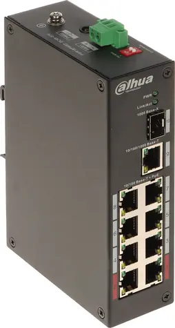Dahua PFS3110-8ET-96-V2 / Switch / 100Mbps / 8x RJ-45 / PoE 96 W