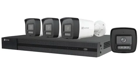 EZVIZ X5K PoE KIT / Kamerový set / 8 Mpix / 8kanálový NVR / 4x IP kamera H3K / PoE / 2TB HDD