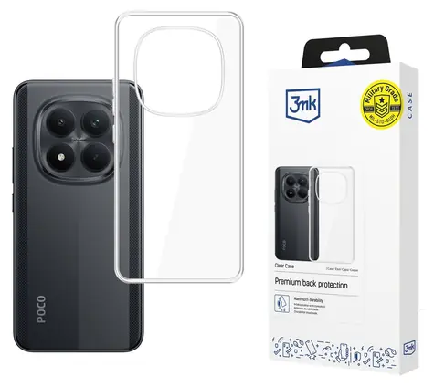 3mk Clear Case čirá / Ochranný kryt / Poco M8 Pro 5G