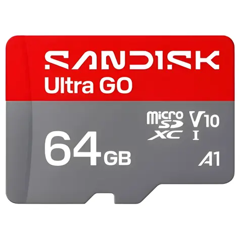 SanDisk Ultra GO microSDXC 64 GB / Paměťová karta / UHS-I / Class 10 / A1 / čtení: až 140 MB/s