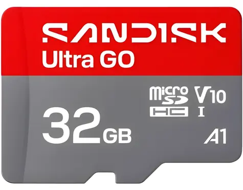 SanDisk Ultra GO microSDHC 32 GB / Paměťová karta microSD / Class 10 / UHS-I U1 / A1 / 120 MB/s