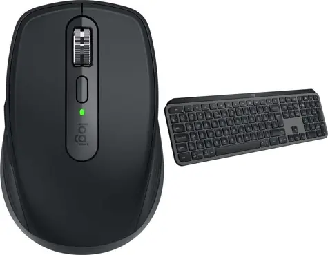 Logitech MX Anywhere 3S + MX Keys S grafitová / Sada myš + klávesnice / bezdrátová / US layout