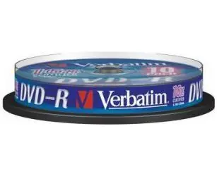 Verbatim DVD-R / DVD-R médium / 4,7 GB / 16x / 10 ks / Spindl