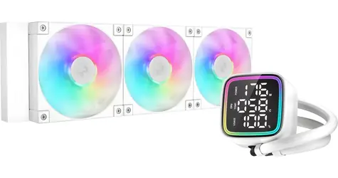 DEEPCOOL LD360 WH bílá / Komplet vodního chlazení / 3x 120mm / LED