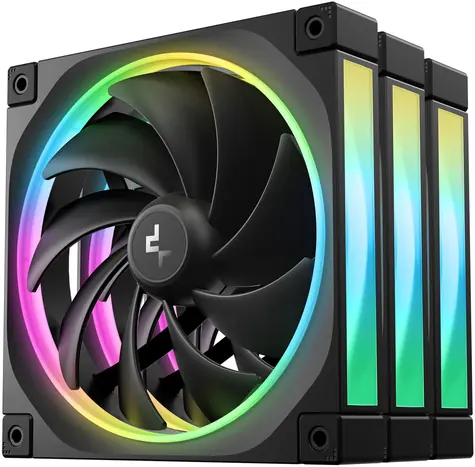 Deepcool FL14 3-pack černá / Ventilátor do PC / 140 mm