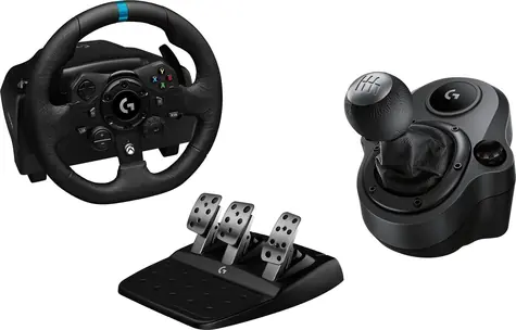 Logitech G923 + Driving Force Shifter / Volant s řadicí pákou / Xbox Series X/S / PC